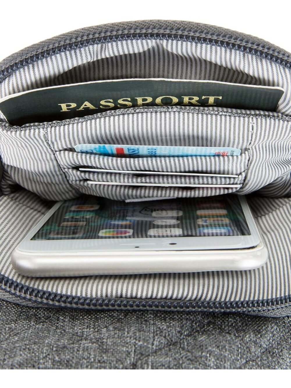 Anti-Theft Boho Insulated Water Bottle Tote - Picture 3 of 8